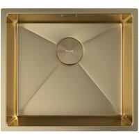 Кухонная мойка ZorG Zerox 49 U / IF PVD Gold - Превью изображения №3 — Интернет-Магазин TECNO.BY