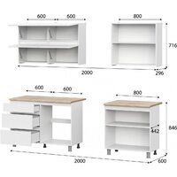 Mio Tesoro Токио 2.0 (белый текстурный/дуб сонома) Image #6