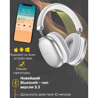Наушники Hoco W35 Max (серебристый) - Превью изображения №8 — Интернет-Магазин TECNO.BY