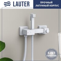 Унитаз напольный Lauter W236 2110236 + гигиенический душ Glow 21LT0223MW - Превью изображения №7 — Интернет-Магазин TECNO.BY
