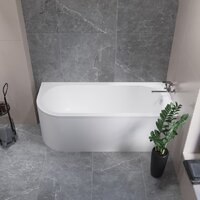Ванна Lauter Monaco 170x72.5 2113170R (с каркасом и сифоном 21Y31001 матовый черный) - Превью изображения №9 — Интернет-Магазин TECNO.BY