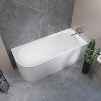 Ванна Lauter Monaco 170x72.5 2113170R (с каркасом и сифоном 21Y31001 матовый черный) - Превью изображения №8 — Интернет-Магазин TECNO.BY