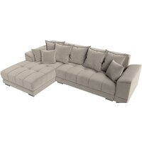 Лига диванов НордСтар левый 121113L (микровельвет бежевый/подушки микровельвет бежевый) Image #6