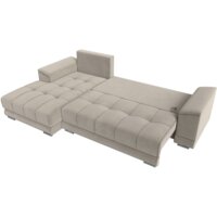 Лига диванов НордСтар левый 121113L (микровельвет бежевый/подушки микровельвет бежевый) Image #8