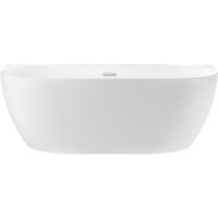 Wellsee Belle Spa 3.0 170x80 235901001 (пристенная ванна белый глянец, экран, ножки, сифон-автомат хром)