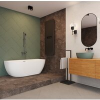 Wellsee Belle Spa 3.0 170x80 235901001 (пристенная ванна белый глянец, экран, ножки, сифон-автомат хром) Image #8