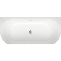 Wellsee Belle Spa 3.0 170x80 235901001 (пристенная ванна белый глянец, экран, ножки, сифон-автомат хром) Image #4
