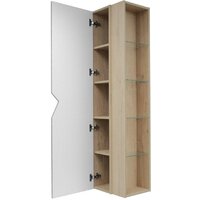 Doratiz Шкаф-пенал Фьорд 40 L 2712.304 (дуб бунратти/цемент,с подвесной) Image #6