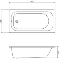 Ванна Lauter Orra Star 150 21XST150 - Превью изображения №18 — Интернет-Магазин TECNO.BY
