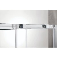 Adema Витте Квадро 90 (белый/прозрачное стекло) Image #3