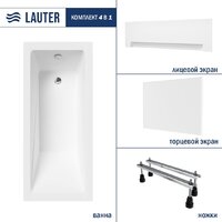 Lauter Estelle 160х70 21206060 (с ножками, лицевым и торцевым экраном)