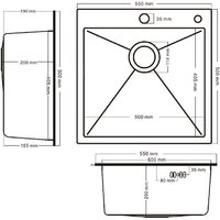 Schtoff Best Premium Silver 5550 + коландер KR-1 GREY + дозатор SD-1 GREY Image #5