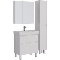 Lemark Шкаф с зеркалом Universal 80 LM80ZS-U (белый глянец) Image #4