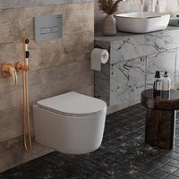 Roxen Simple Compact в комплекте с инсталляцией StounFix Dual Fresh 6 в 1 943570 (кнопка: хром матовый) Image #14