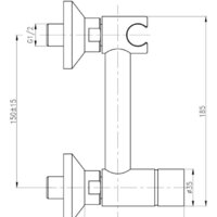 Гигиенический душ Gross Aqua Bidet GA012201C - Превью изображения №2 — Интернет-Магазин TECNO.BY