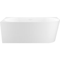 Wellsee Excellence Pro 170x75 28760702R (пристенная ванна (левая) белый глянец, экран, ножки, сифон-автомат глянцевый белый)