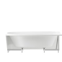 Wellsee Belle Spa 2.0 170x75 235806004 (пристенная ванна (правая) белый глянец, экран, каркас, сифон-автомат золото) Image #3