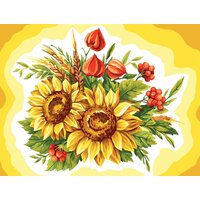 Три совы Подсолнухи КК_53797