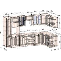 Интерлиния Мила Шато 1.88x3.4 ВТ PR (белый/керамика/опал светлый) Image #6