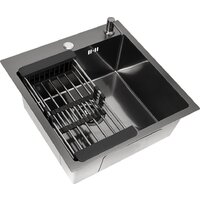 Basic CL DS Decor 50x50 (черный, коландер, дозатор)