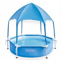 Каркасный бассейн Intex Metal Frame с навесом 28209NP (183x38) - Превью изображения №2 — Интернет-Магазин TECNO.BY