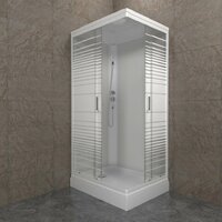 Душевая кабина Triton Квадро 100x80 А Полосы, ДН4 - Превью изображения №4 — Интернет-Магазин TECNO.BY