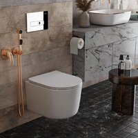 Roxen Simple Compact в комплекте с инсталляцией StounFix Dual Fresh 6 в 1 932469 (кнопка: хром глянец) Image #12