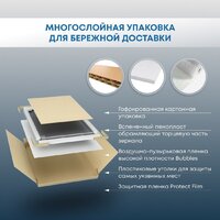 Roxen Зеркало Bella smart touch 510055-50ST (с бесконтактным сенсором и подсветкой) Image #9