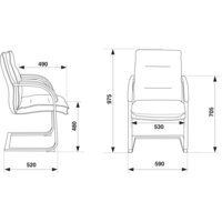 Бюрократ T-9927SL-LOW-V (светло-коричневый) Image #5