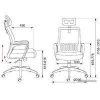 Бюрократ MC-201-H/TW-11 (черный) Image #6