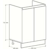 Артём-Мебель Мэри 600мм СН-114.212 (белый) Image #4