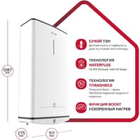 Накопительный электрический водонагреватель Ariston Velis Tech Abse Dry 80 - Превью изображения №3 — Интернет-Магазин TECNO.BY