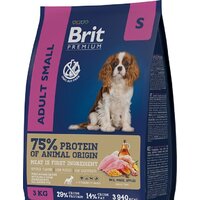 Brit Premium Dog Adult Small курица 1 кг