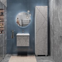 Vigo Тумба под умывальник Geometry 500-0-1 Como навесная (бетон) Image #9