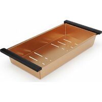 Кухонная мойка Roxen Simple 560220-60BR-GR бронза/текстурная PVD покрытие (с коландером и дозатором) - Превью изображения №17 — Интернет-Магазин TECNO.BY