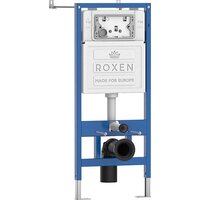 Унитаз подвесной Roxen Antares Tornado Long в комплекте с инсталляцией StounFix Dual Fresh 6 в 1 868441 (кнопка: оружейная сталь матовая) - Превью изображения №2 — Интернет-Магазин TECNO.BY