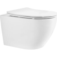 Унитаз подвесной Roxen Antares Tornado Long в комплекте с инсталляцией StounFix Dual Fresh 6 в 1 868441 (кнопка: оружейная сталь матовая) - Превью изображения №5 — Интернет-Магазин TECNO.BY