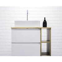 Домино Тумба под умывальник Joy 46 Frost 70 подвесная с двумя ящиками В2 Image #22