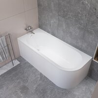 Ванна Lauter Monaco 170x72.5 2113170L (с каркасом и сифоном 21Y32002 белый) - Превью изображения №8 — Интернет-Магазин TECNO.BY