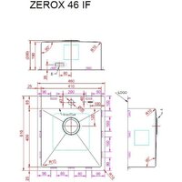 Кухонная мойка ZorG Zerox 46 IF PVD Gold - Превью изображения №4 — Интернет-Магазин TECNO.BY
