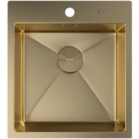 Кухонная мойка ZorG Zerox 46 IF PVD Gold - Превью изображения №3 — Интернет-Магазин TECNO.BY