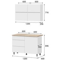 Mio Tesoro Токио 1.2 (белый текстурный/дуб сонома) Image #5