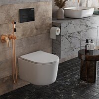 Roxen Simple Compact в комплекте с инсталляцией StounFix Dual Fresh 6 в 1 921358 (кнопка: черный матовый) Image #11