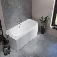 Ванна Lauter Bliss 170 L 21201071L (с каркасом и сифоном 21Y32000 хром) - Превью изображения №7 — Интернет-Магазин TECNO.BY