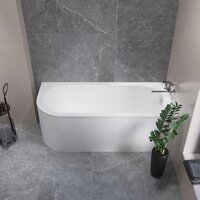 Ванна Lauter Monaco 170x72.5 2113170R (с каркасом и сифоном 21Y11021 матовый черный) - Превью изображения №9 — Интернет-Магазин TECNO.BY