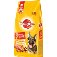 Pedigree для взрослых крупных пород с говядиной 13 кг
