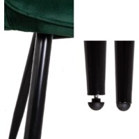 AksHome Pablo 72330 (темно-зеленый велюр HLR-57/черный) Image #6