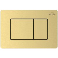 Roxen Simple compact в комплекте с инсталляцией StounFix Dual Fresh 6 в 1 968480 (кнопка: брашированное золото) Image #9