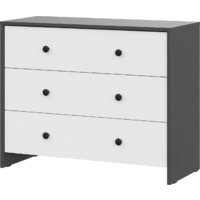 Mio Tesoro Дольче 3 ящика (графит/белый)