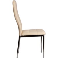 AksHome Sky (кремовый/хром, экокожа) Image #3